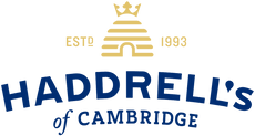 Haddrell's of Cambridge - logo granatowe